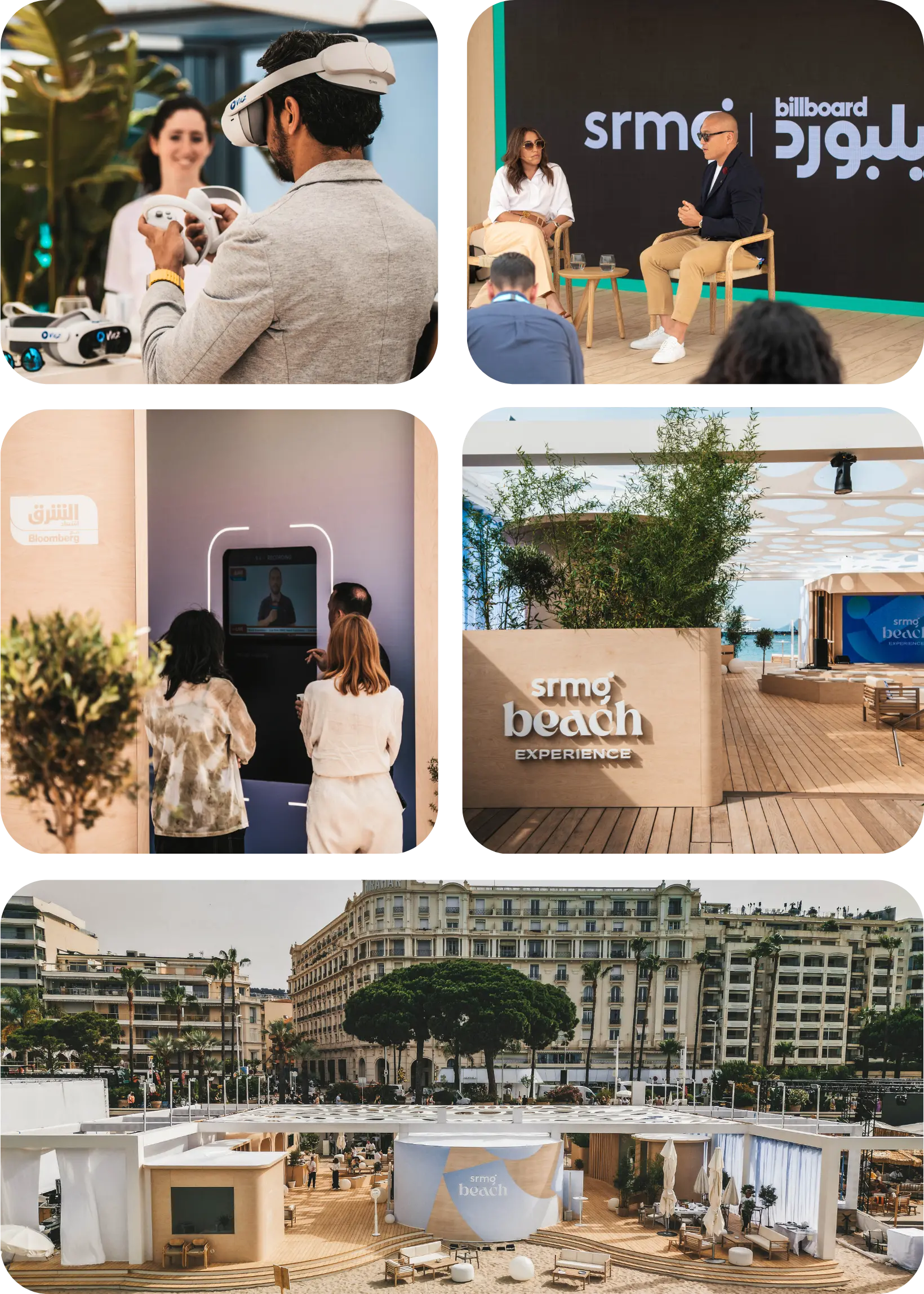 SRMG Beach Experience at Cannes Lions