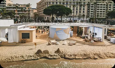 SRMG Beach Cannes Lions